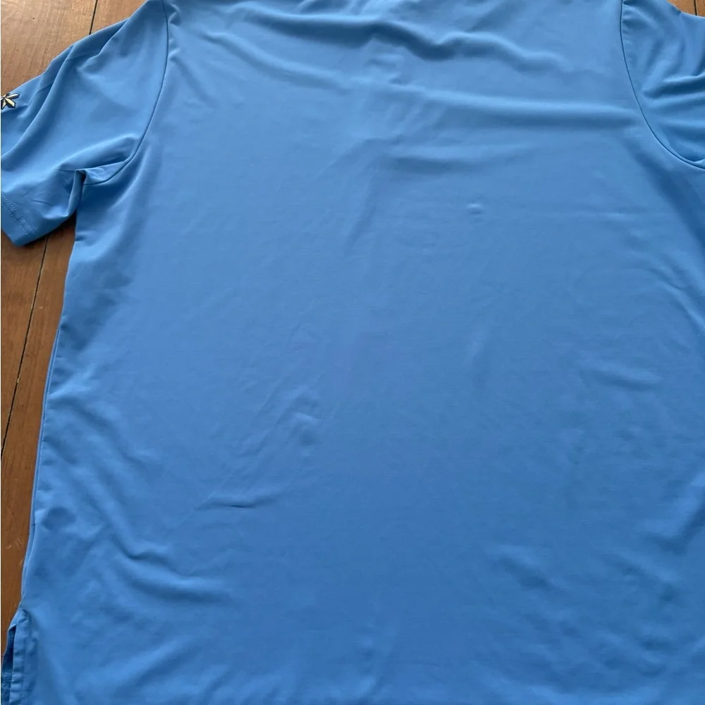 Men’s Light/ royal  Blue RLX Polo Performance Polo Shirt men’s large tour logo